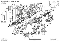 Bosch 0 601 587 542 GST 60 PBE Orbital Jigsaw 240 V / GB Spare Parts GST60PBE